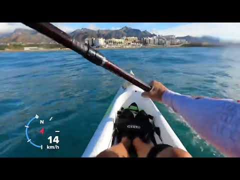 Surfskispain In Nerja con la nueva Nelo 540 donwind surfski