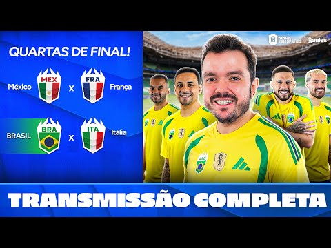 QUARTAS DE FINAL - BRASIL X ITALIA | KINGS WORLD CUP NATIONS -  !socio - Siga @Gaules
