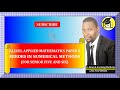 001 ALEVEL APPLIED MATHEMATICS ERRORS IN NUMERICAL METHODS COMPLETE NOTES FOR SENIOR 5 6