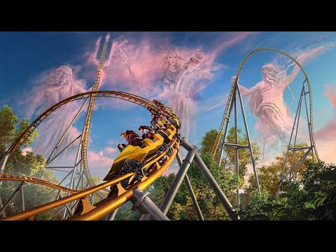 Pantheon trailer and construction time lapse #Pantheon #BuschGardensWilliamsburg