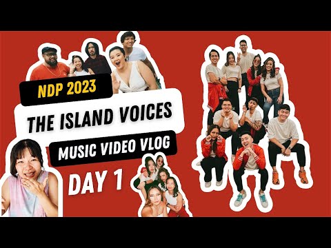 NDP2023 Theme Song “Shine Your Light” Music Video with The Island Voices (BTS Vlog Day 1)