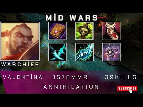 HoN | Mid Wars | Warchief | Valentina` | 1576 MMR