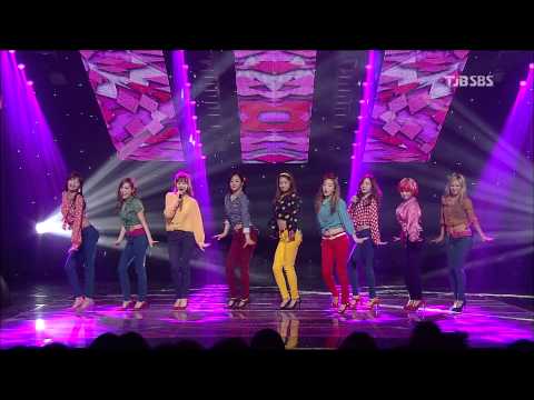 [HD] 130106 Inkigayo - SNSD - Dancing Queen & I Got a Boy