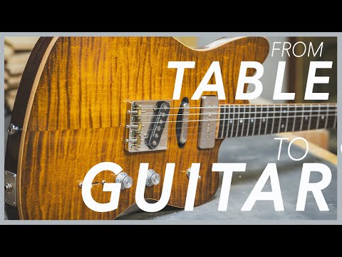 I Built My Dream Jazzmaster Guitar.......From an Old Table