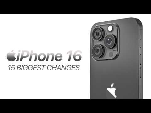 iPhone 16 (2024) - 15 MAJOR Changes!