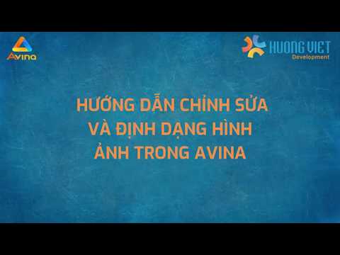 Avina Authoring Tools - Chỉnh sửa và định dạng hình ảnh trên avina (Edit and Format a Images)