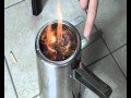 WoodGAS stove в помещении 