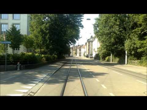 VBZ ZÜRICH TRAM - Linie 7: Bahnhof Stettbach - Wollishofen