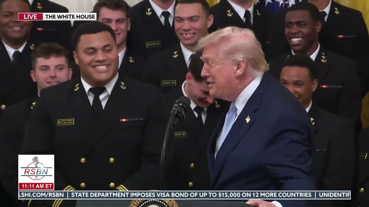 WATCH: President Trump Congratulates the Atheletes that Created the Historic Season - 03/20/26