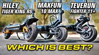 50 MPH Showdown: Teverun Fighter 11+ vs Hiley Tiger King RS vs Maxfun 10 Max