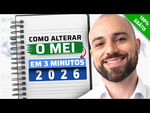 ✅ Como ALTERAR DADOS do MEI GRÁTIS (2026) ⭐️ CNAE, Endereço, Mudar Atividade etc… (FÁCIL e RÁPIDO)