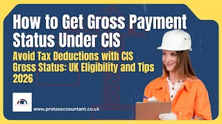 How to get CIS gross payment status UK