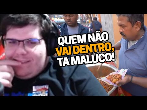 CASIMIRO REAGE A COMIDA DE RUA INDIANA PT. 2 | Cortes do Casimito