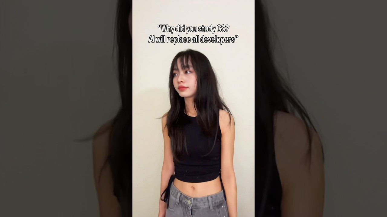 AI cant replace us all (read caption) #techskit #techmeme #officememe #the40kgbug #computerscience