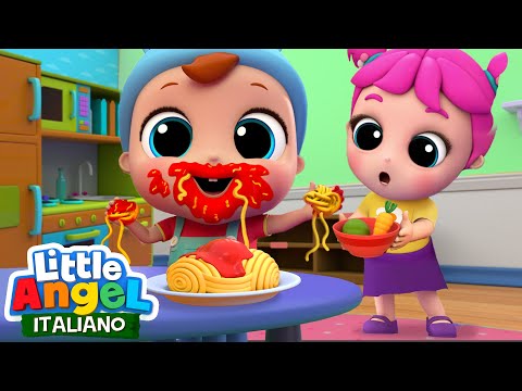 Compilation Cartoni Per Bambini Piccoli | Mangiamo Insieme a Gianni | Little Angel Italiano
