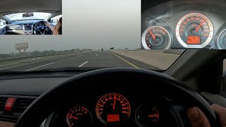 Honda City 13 Prosmatec on Multan Lahore Motorway 