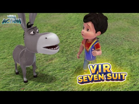 Vir The Robot Boy | Vir Ne Pakda Chor Ko | Vir Seven Suit Compilation | Wow Action