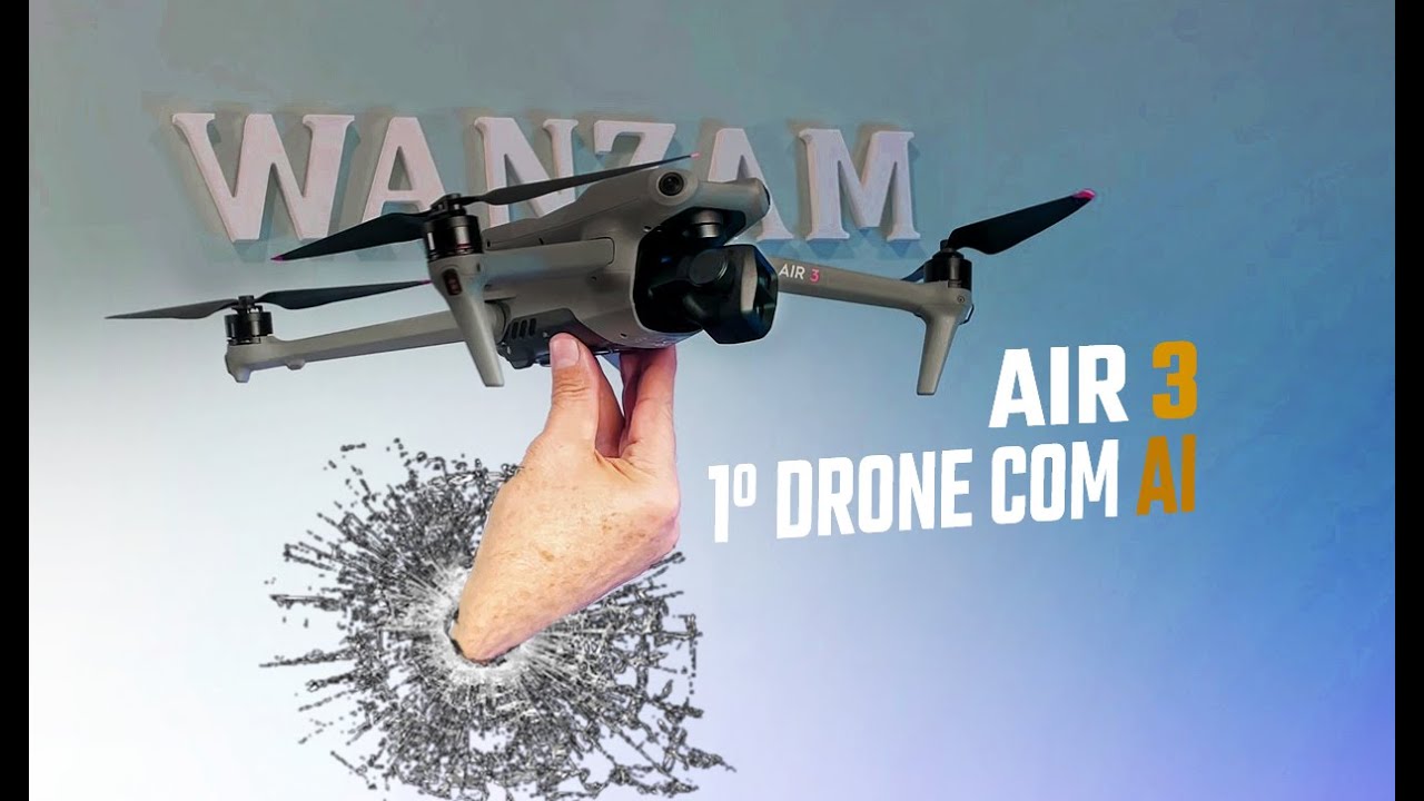 Air 3 da dji  primeiro Drone com Inteligencia Artificial