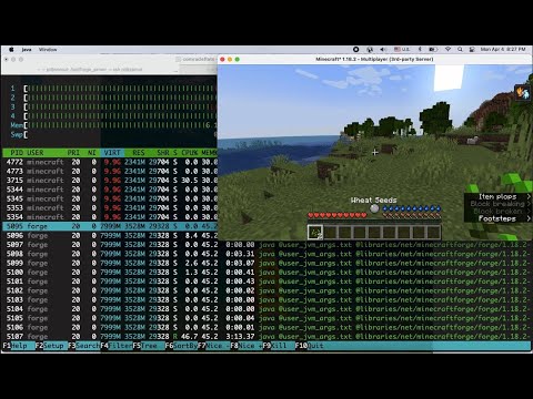 How to make a Minecraft Forge Server w/mods on Raspberry Pi!