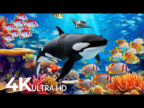 Amazing 4K Ocean Adventure 🐳 Dive Deep and Marvel at Sea Animal in The Best 4K ULTRA HD Aquarium #38