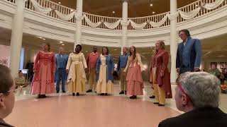 The Voices of Liberty at Walt Disney World EPCOT perform Be Our Guest from Beauty and the Beast