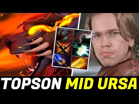TOPSON MID URSA — New Meta Counter Build Dota 2