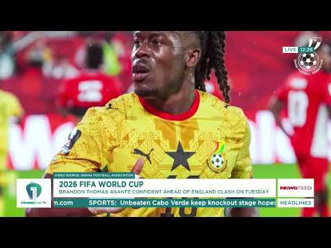 Thomas-Asante Confident Ahead of Ghana vs England Clash