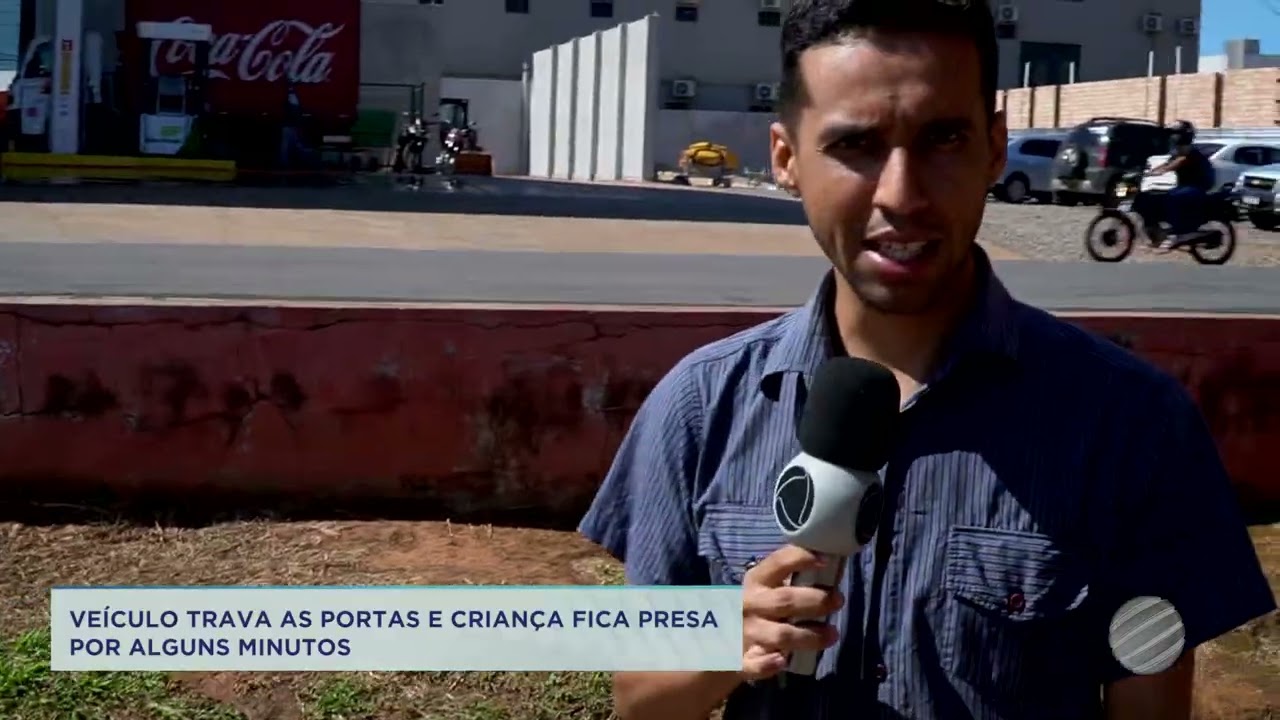 PORTAS DE VEÍCULO TRAVAM COM CRIANÇA DE DEZ MESES DENTRO EM LUCAS DO RIO VERDE