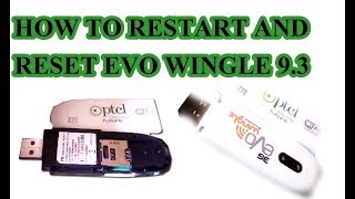 How to reset and restart ptcl 3g evo wingle and others devices