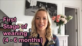 How to wean your baby onto solid food from 4 to 6 months