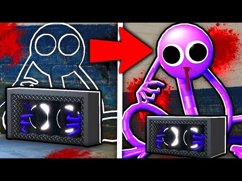 MONSTRO ROXO ME DEIXOU IMORTAL PORQUE REVELEI A CASA DELE NO RAINBOW FRIENDS