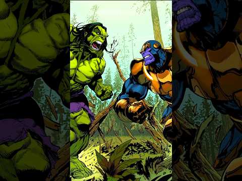 Hulk FINALLY Gets His Revenge On Thanos! #marvel #marvelcomics #hulk #thanos