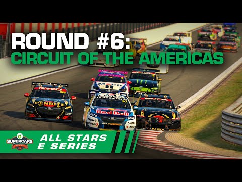 2020年SUPERCARS E-Sport 第6戦 サーキットオブアメリカ（COTA）#Race18-20 レースライブ配信動画