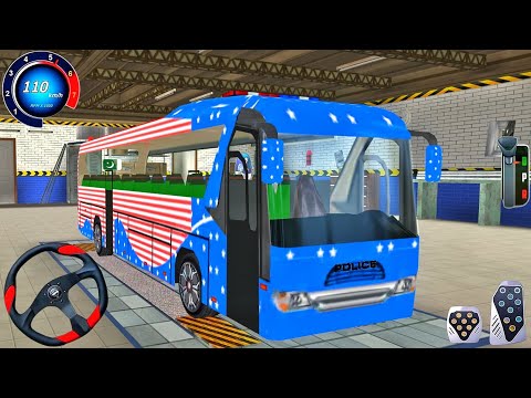 Real Police Bus Driving Simulator || Ultimate Cop Bus Prisoner Transporter Driver Android Gameplay