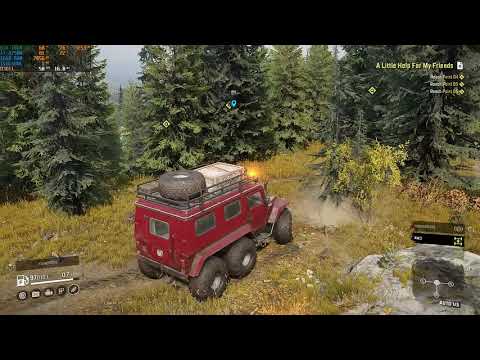 SnowRunner Walkthrough Part 71 - "A Little Help For My Friend" [2160p60]