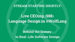 Live CEOing Ep 988: Language Design in Wolfram Language [SimplifyList, BasicSimplify and more]