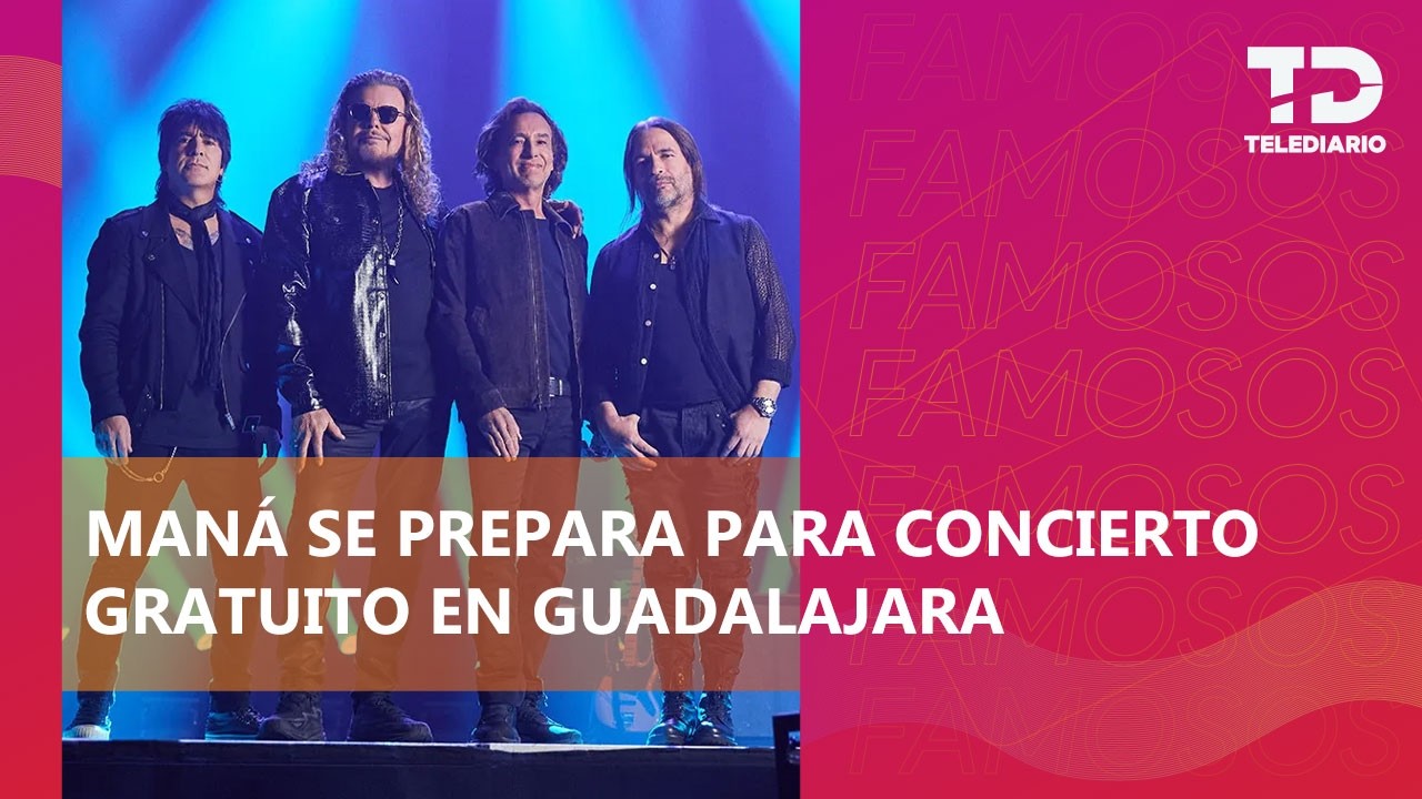 "Vamos a demostrar que sabemos hacer buena fiesta"; Maná listo para concierto GRATIS en Guadalajara