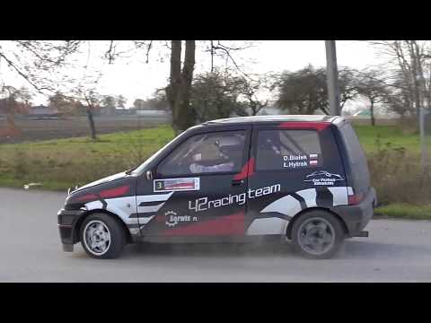 #3. D. Białek / Ł. Hytrek - Fiat Cinquecento. KJS Czarnocin - 2. Rajd Niepodległości. 2017.11.12.
