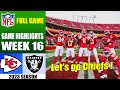 Kansas City Chiefs vs Las Vegas Raiders [FULL GAME] WEEK 16 | NFL Highlights 2023