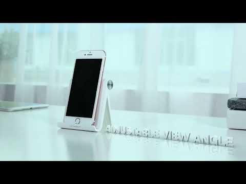 Подставка для планшета и телефона Ugreen LP115 4-13 дюймов настольная складная белая - фото 3 - id-p1922081098