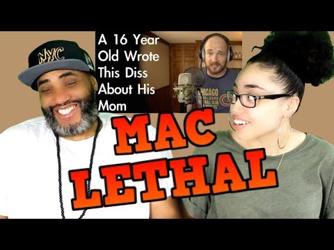 MY DAD REACTS TO A MAC LETHAL 16 Year Old Wrote This Diss About His Mom REACTION
