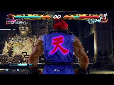 Akuma tekken 7 season 4 new max damage combo
