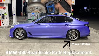 BMW G30 M Sport Rear Brakes