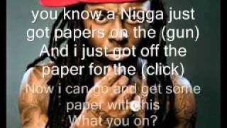 Lil Wayne.ft Biggie Lost Boys lyrics on screen