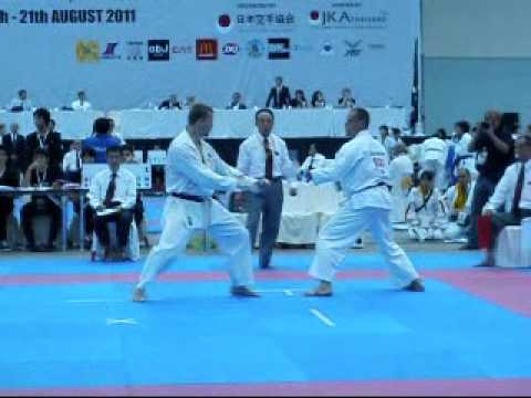 JKA World Championships 2011, Don Sharp vs Richard Heselton.wmv