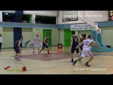 1°/2°Q SACRATA BASKET vs BASKET FANUM 06/04/2017 Serie D Coppa Marche