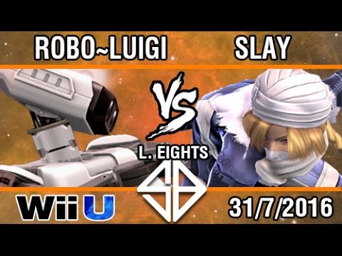 [SONIC BOOM] Robo~Luigi (R.O.B) Vs. Slay (Sheik) SSB4 Losers Eights - Top 8