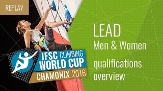 IFSC Climbing World Cup Chamonix 2016 - Qualifications Overview by International Federation of Sport Climbing
