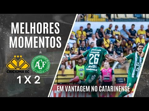 Goals from Criciúma 1-2 Chapecoense | Chapecoense in the lead | Radio Oeste Capital commentary
