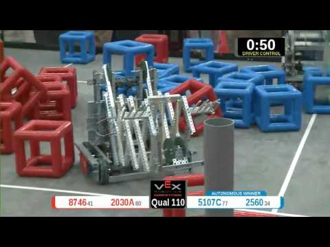 2015 VRC Math Q110 - 8746 2030A vs 5107C 2560 - 23 to 55 - VEX Worlds 2015 - Math Division